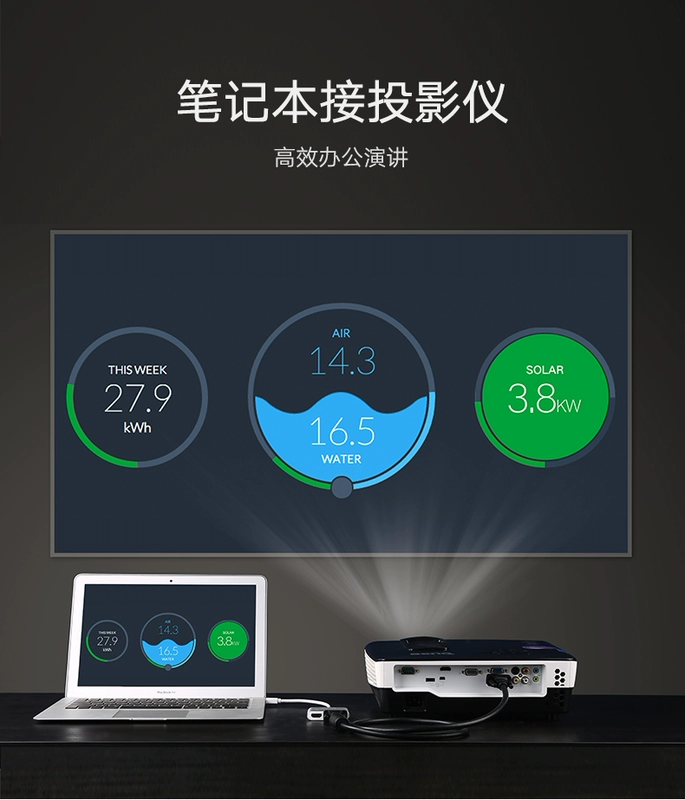 Green Apple với minidp biến máy chiếu HDMI PC Chuyển đổi External VGA / DVI / DP Thunderbolt 4K TV macbookAir Microsoft surfacepro bộ chuyển đổi máy tính xách tay - Phụ kiện máy tính xách tay