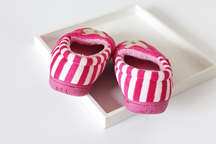 Pantoufles enfants en suède pour hiver - semelle plastique - Ref 1008465 Image 10