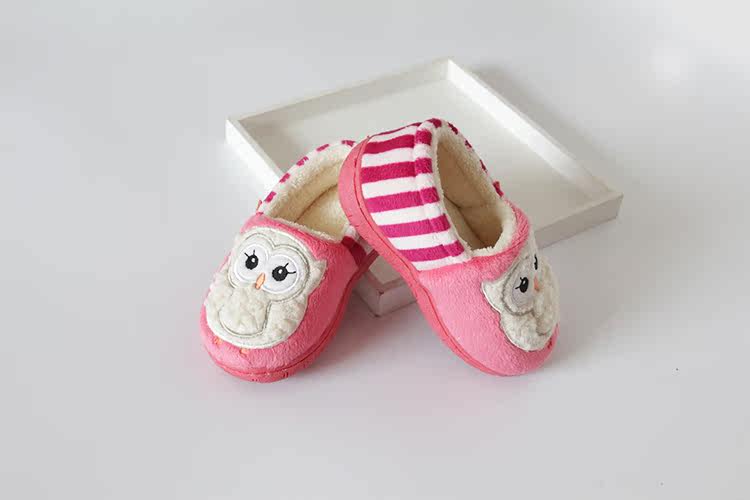 Pantoufles enfants en suède pour hiver - semelle plastique - Ref 1008465 Image 19