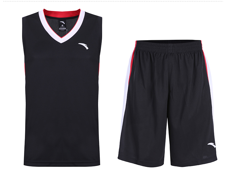 Anta bóng rổ quần áo phù hợp với nam 2019 mùa hè mới vest quần short áo thi đấu đào tạo quần áo thể thao in - Thể thao sau áo đá banh