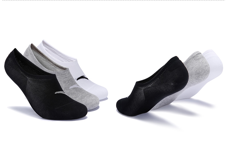 [Ba đôi] Vớ nam Anta vớ thể thao 2018 mùa đông mới thoáng khí thấm mồ hôi ngắn vớ vớ cotton chạy vớ vớ thể thao dài