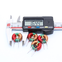 Manganese-zinc magnetic ring common mode inductor 14×9×5 0 7mm wire 2MH red and yellow double wire split-wound separator dispensing vertical