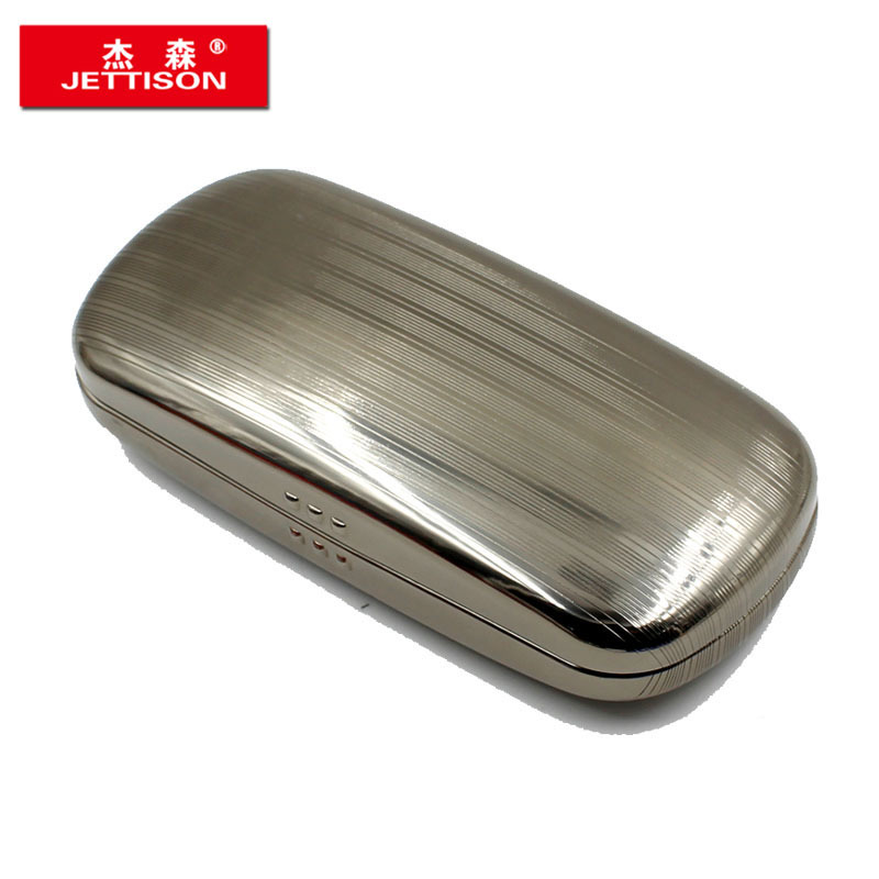Metal Glasses Case, Aluminum Alloy Glasses Case for Large-Frame Myopia Glasses, Can Hold Small-Frame Sunglasses, Aluminum Alloy Case Metal Glasses Case, Aluminum Alloy Glasses Case for Large-Frame Myopia Glasses, Can Hold Small-Frame Sunglasses, Aluminum Alloy Case