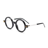 Персонализированные круглые оправы в стиле ретро, ​​плоские круглые оправы, декоративные оправы для очков с антисиним светом, модные оправы для мужчин и женщин, делающих селфи.