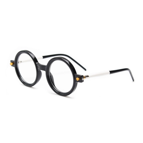 Персонализированные круглые оправы в стиле ретро, ​​плоские круглые оправы, декоративные оправы для очков с антисиним светом, модные оправы для мужчин и женщин, делающих селфи.