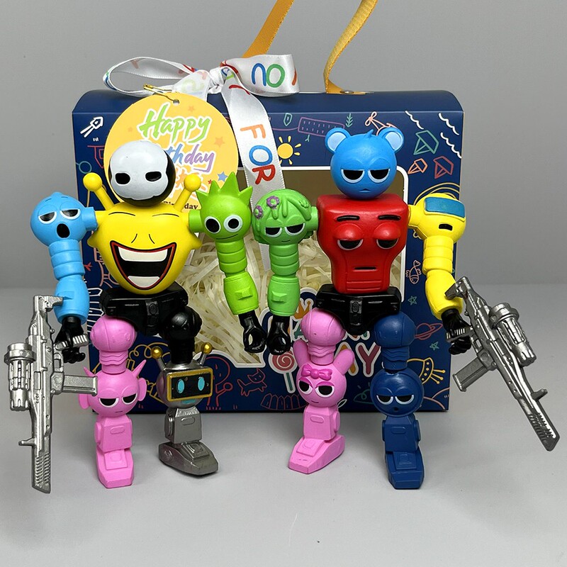 18cm Rhythm Box Robot Handheld Figure Gift Bag Birthday Gift Sprunki Little Sky Simon Fusion Monster 18cm Rhythm Box Robot Handheld Figure Gift Bag Birthday Gift Sprunki Little Sky Simon Fusion Monster