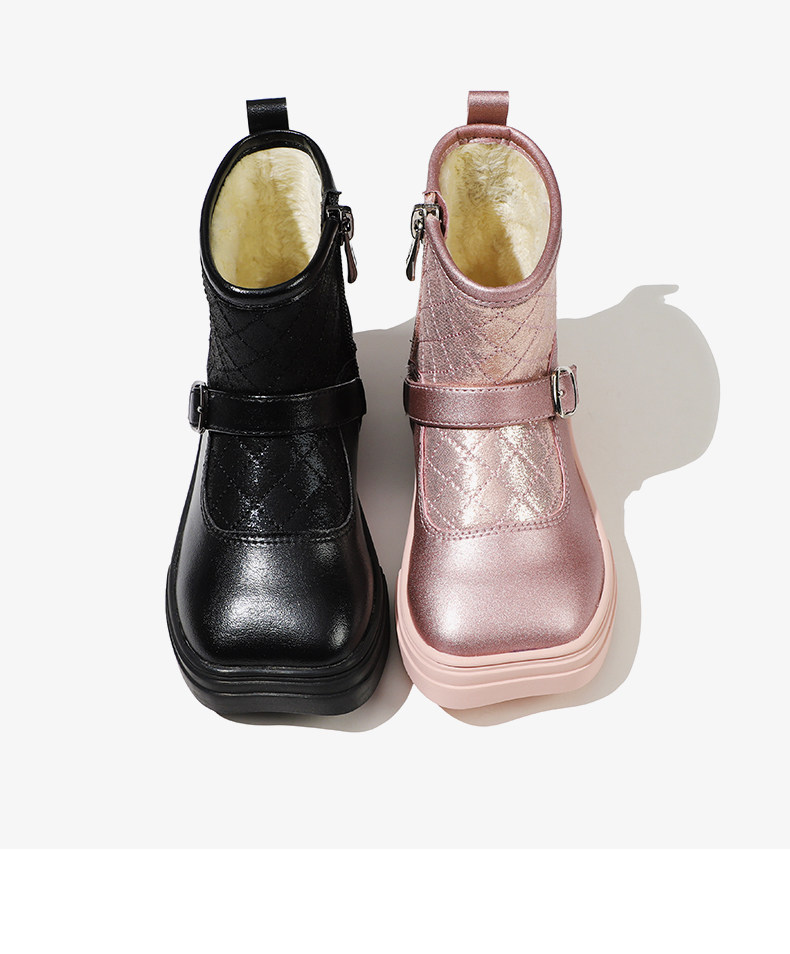 百丽  21年秋季 加绒保暖女童马丁靴 天猫优惠券折后￥129包邮（￥279-150）雪地靴等26~37码多款可选