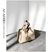 (British AJ AOIRJ) niche New genuine leather tote bag large capacity cowhide one-shoulder cross-body bag woman