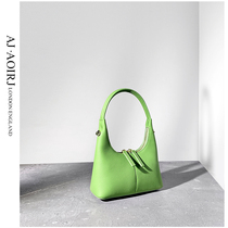 (AJ AOIRJ UK) 2022 new womens bag niche design leather handbag premium sense crescent bag