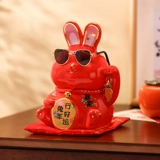 Зодиакальный кролик-копилка, Год Дракона, удача, украшения для дома, новый подарок на новоселье, настраиваемый талисман