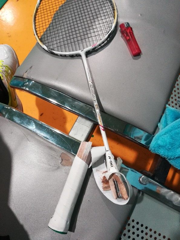 [USD 6.88] Badminton racket repairing carbon professional repair tennis