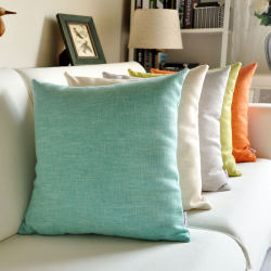 Thickened Linen Fabric Pillow Living Room Large Cushion Sofa Office Bedside Pillow Cover Waist Pillow Minimalist Backrest