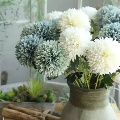 Hand-held shooting props Hydrangea scallion Ball flower ball simulation flower silk flower dry flower fake flower decoration promotion