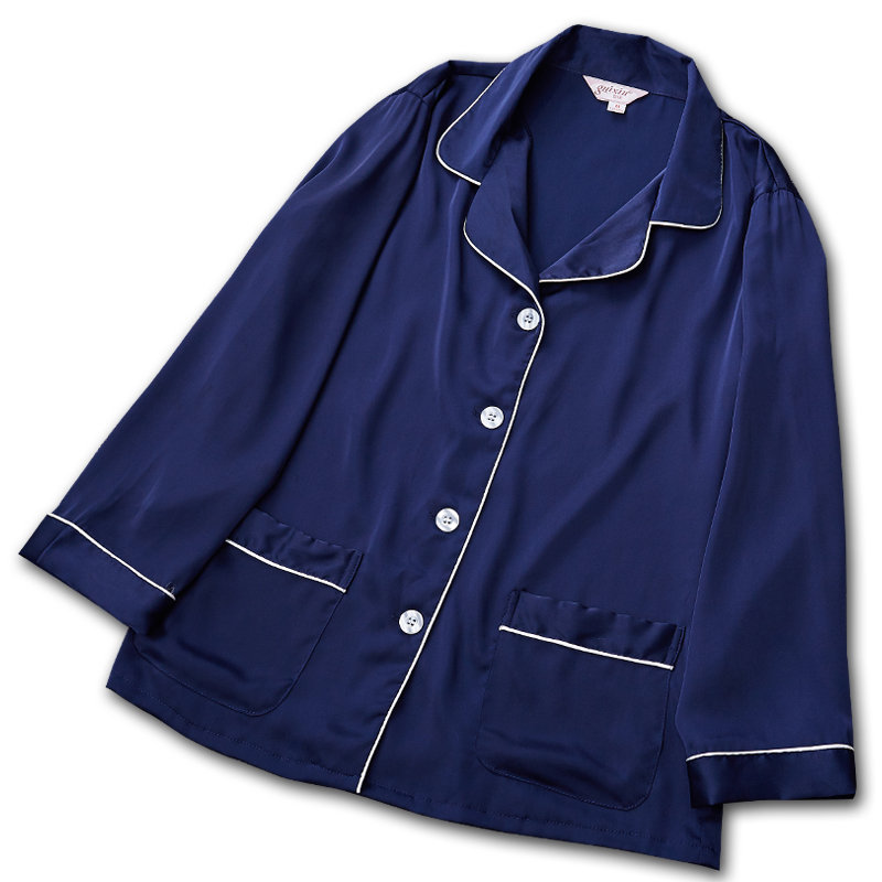 Pyjama mixte en Soie à manches longues - Ref 3006013 Image 5