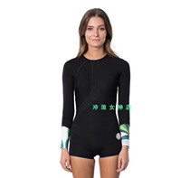 Spot RIP CURL 1mm surf winter jacket wetsuit sunscreen snorkeling long sleeve shorts spring and summer Women