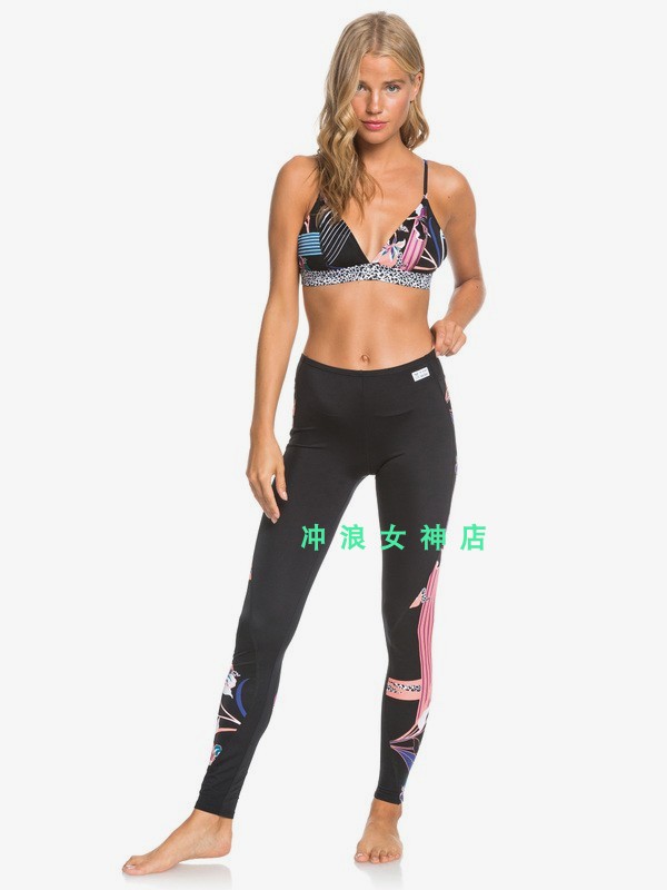 Roxy surf sunscreen anti-swimsuit two-piece long pants speed dry breathable display slim diving swim jellyfish Summer women