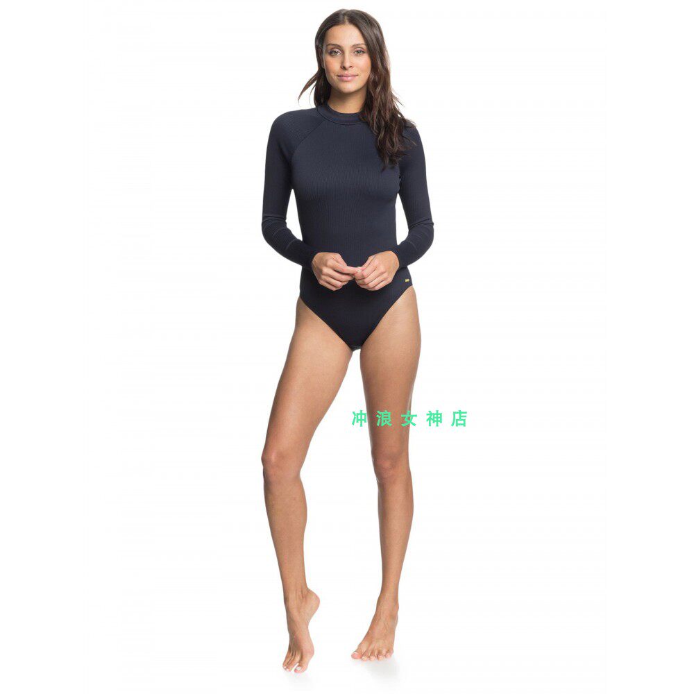 Roxy Surf Sunscreen Swimsuit Snorkeling Snorkeling Snorkeling snorkeling with long sleeves speed dry anti-grinding seashore behind the seaside