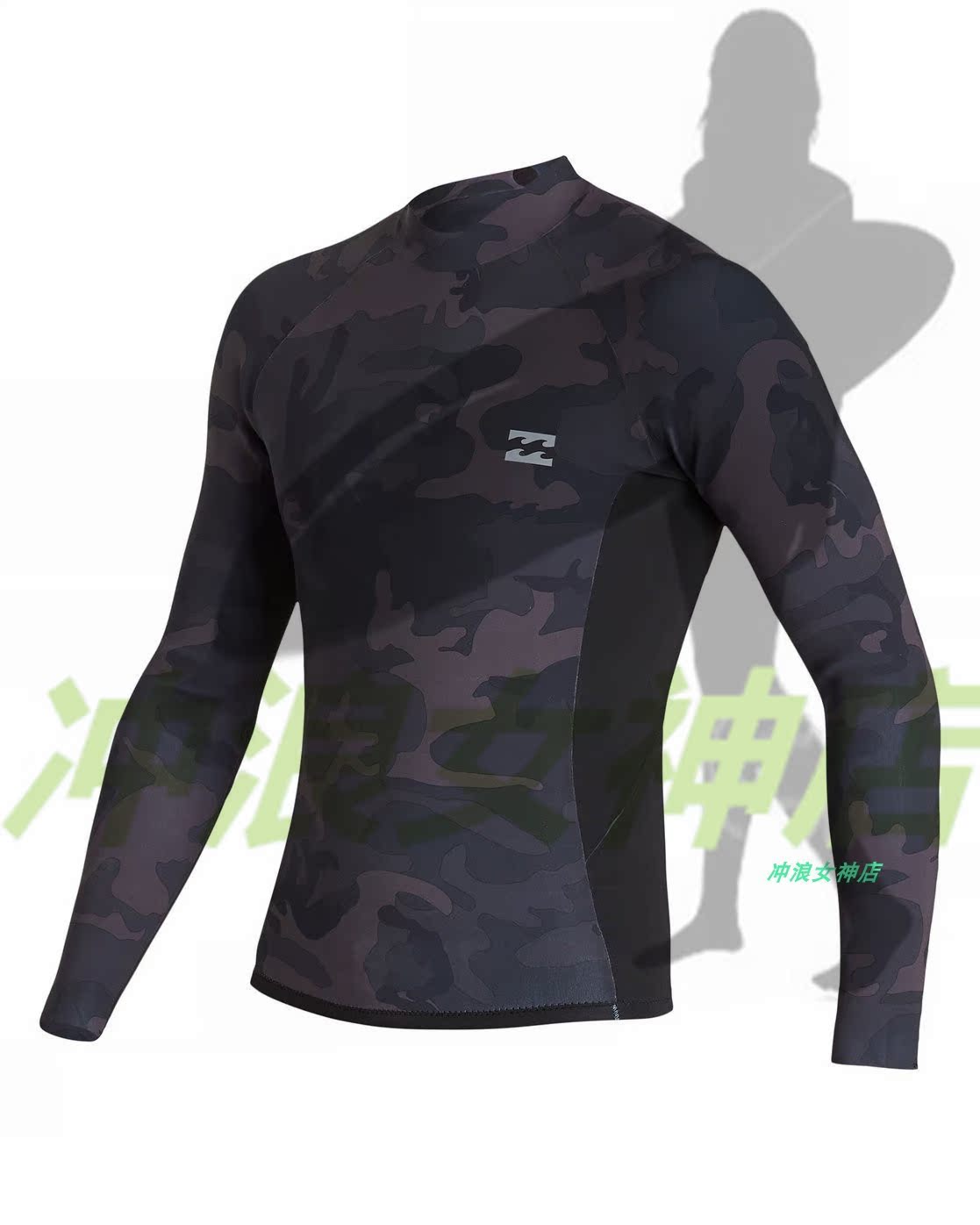 Billbong Surf 2mm Jacket Jacket Jacket Wet Jacket Diving Snorkeling Sunscreen Keep warm in autumn and winter