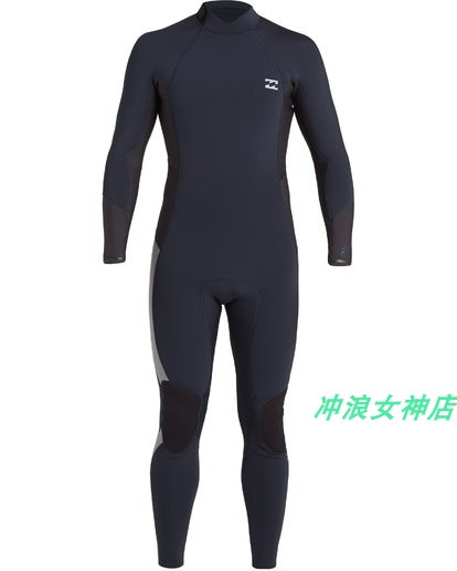 Billabong3 2mm and 4 3mm surfing cold-proof wetsuit wetsuit whole body warm and thick autumn and winter