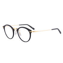 Japans MASUNAGA Zenyong glasses frame retro titanium alloy plate compact mens and womens round frame can be equipped with a degree of 805