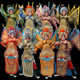 Ping Liyuan Satin Full Gold Wusheng Opera Costume Male Big Back