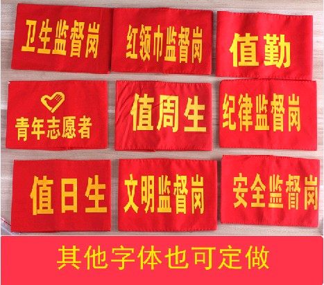 Sleeve Stamp Cuff sleeve arm Chapter Embroidered Embroidery Volunteer Safety Officer Civility Duty Patrol Duty Value Day Flag