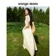 Orangedesire Square Neck South France Picnic Dress 2024 Xia Xin