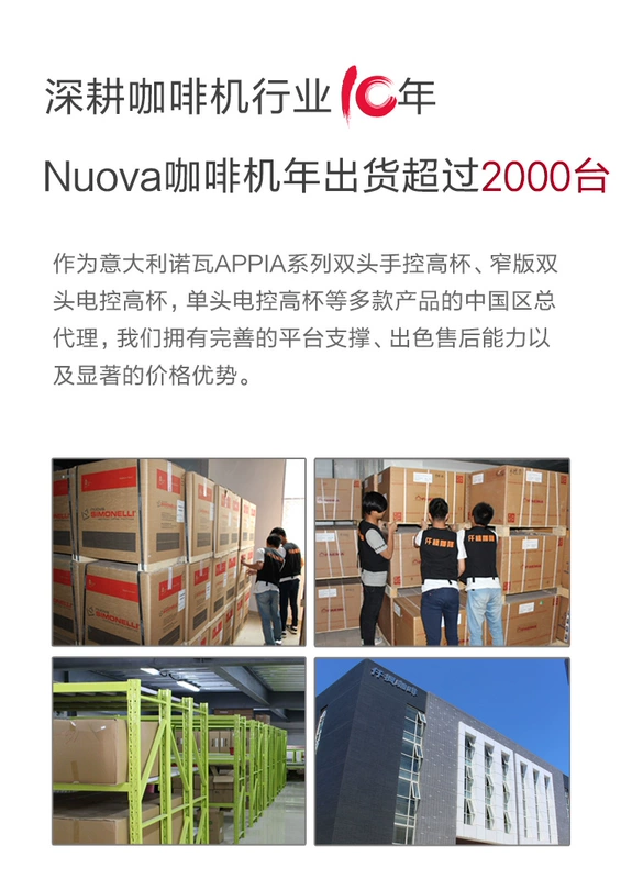 Máy pha cà phê Nova Nuova Appia2 hai đầu nhập khẩu bán tự động của Ý với điều khiển điện tử cao cốc Ý - Máy pha cà phê