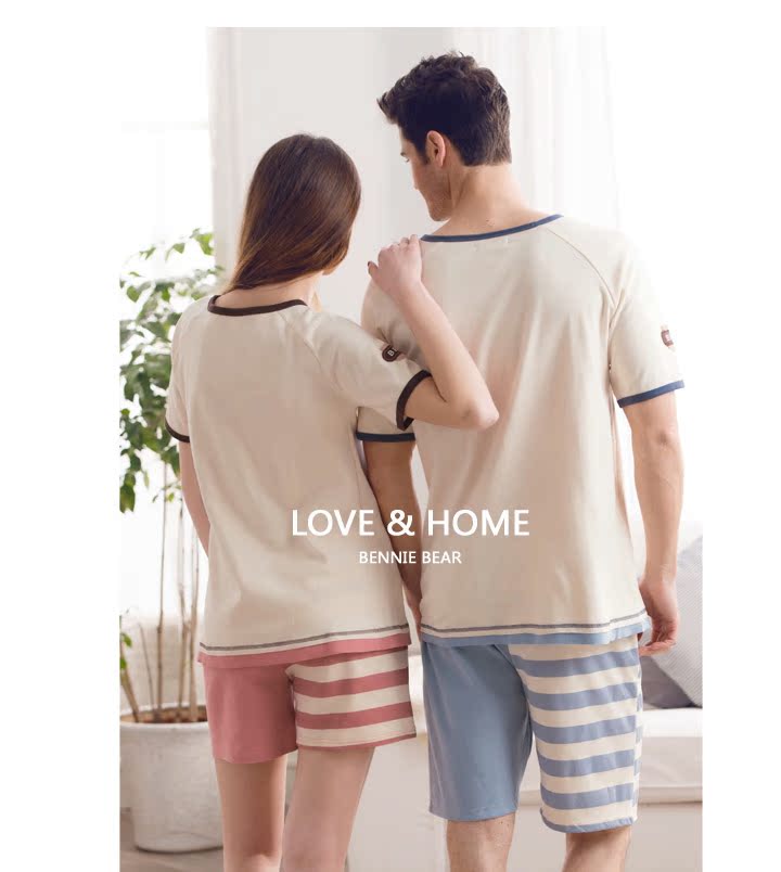 Pyjama mixte en Coton à manche courte - Ref 3005233 Image 8