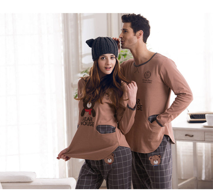 Pyjama mixte en Coton à manches longues - Ref 3005152 Image 7