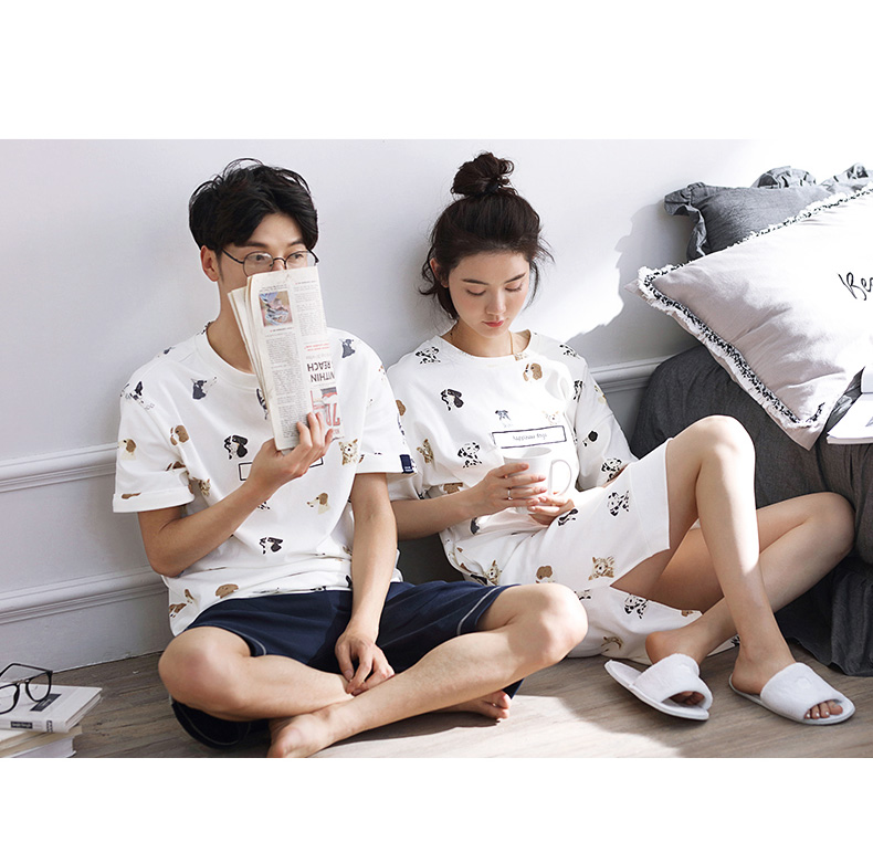 Pyjama mixte en Coton à manche courte - Ref 3005093 Image 10