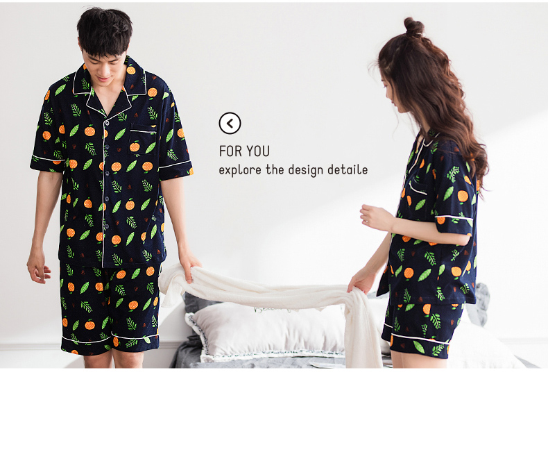 Pyjama mixte en Coton à manche courte - Ref 3005244 Image 9