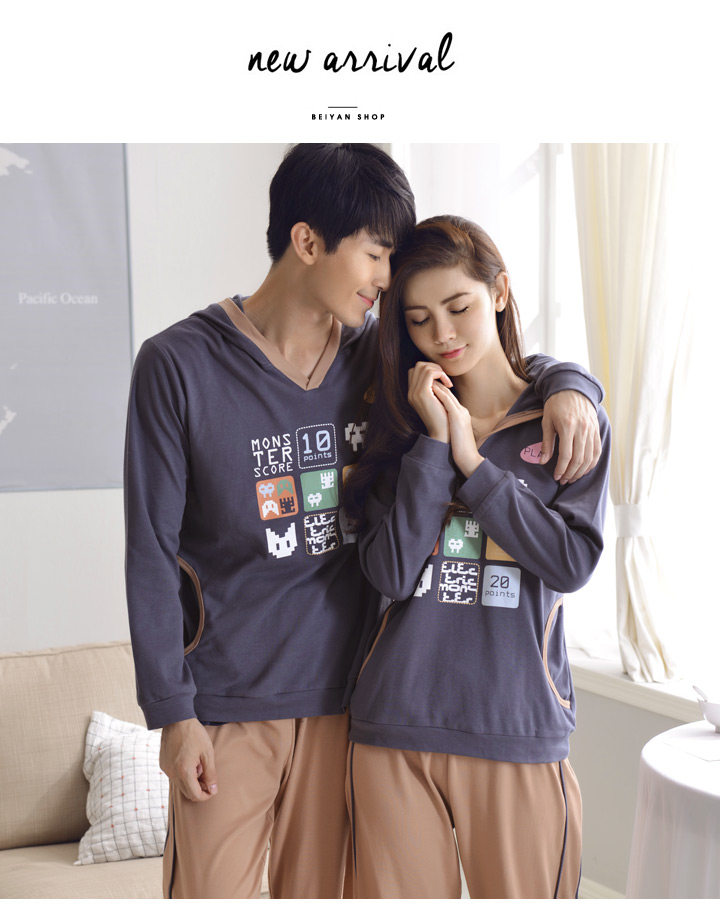 Pyjama mixte en Coton à manches longues - Ref 3005072 Image 6