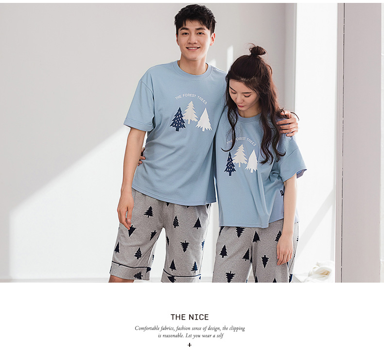 Pyjama mixte en Coton à manche courte - Ref 3005206 Image 20