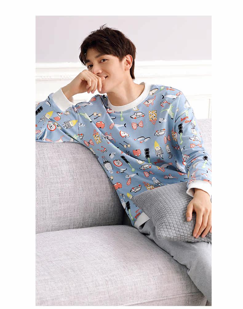 Pyjama mixte en Coton à manches longues - Ref 3005135 Image 12