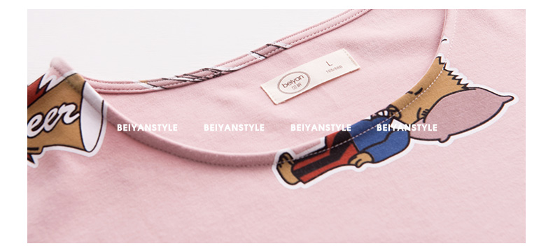 Pyjama mixte en Coton à manche courte - Ref 3005133 Image 24