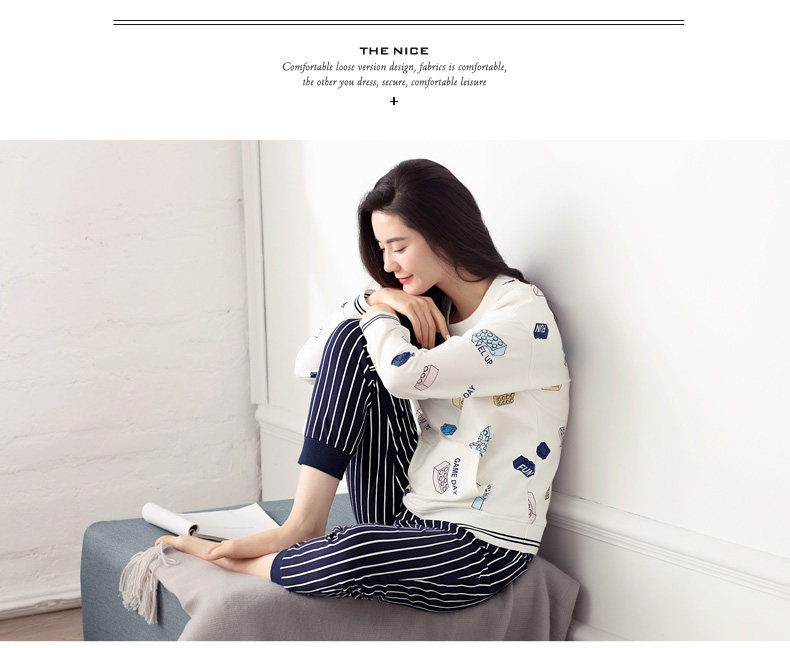 Pyjama mixte en Coton à manches longues - Ref 3005248 Image 8