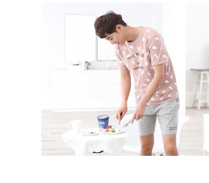 Pyjama mixte en Coton à manche courte - Ref 3005213 Image 35