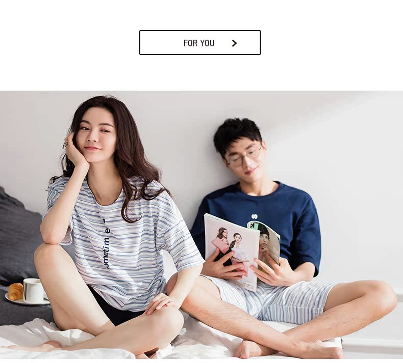 Pyjama mixte en Coton à manche courte - Ref 3005085 Image 8