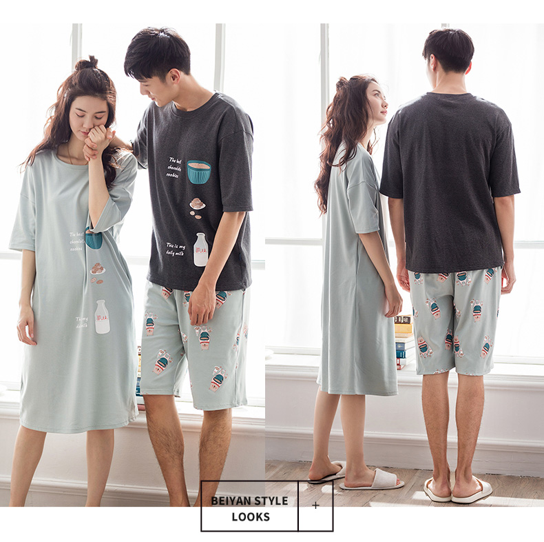 Pyjama mixte en Coton à manche courte - Ref 3005100 Image 20