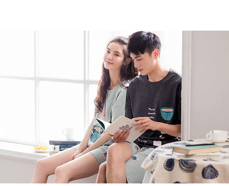 Pyjama mixte en Coton à manche courte - Ref 3005202 Image 14