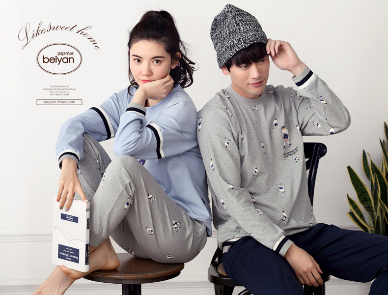 Pyjama mixte en Coton à manches longues - Ref 3005215 Image 7