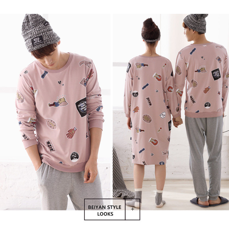 Pyjama mixte en Coton à manches longues - Ref 3005091 Image 18