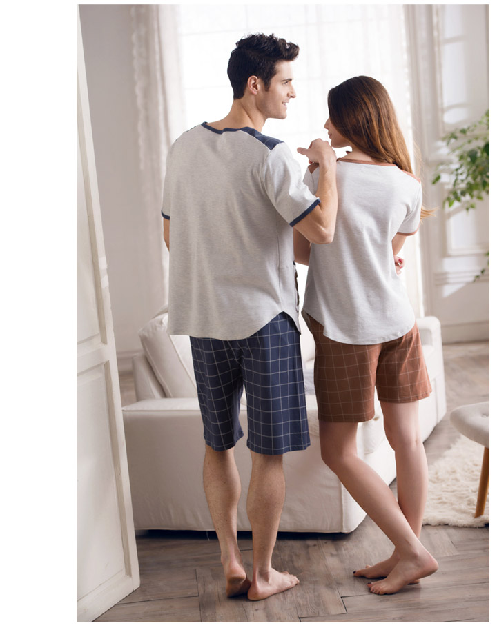 Pyjama mixte en Coton à manche courte - Ref 3005233 Image 32