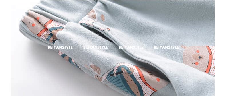 Pyjama mixte en Coton à manche courte - Ref 3005202 Image 28