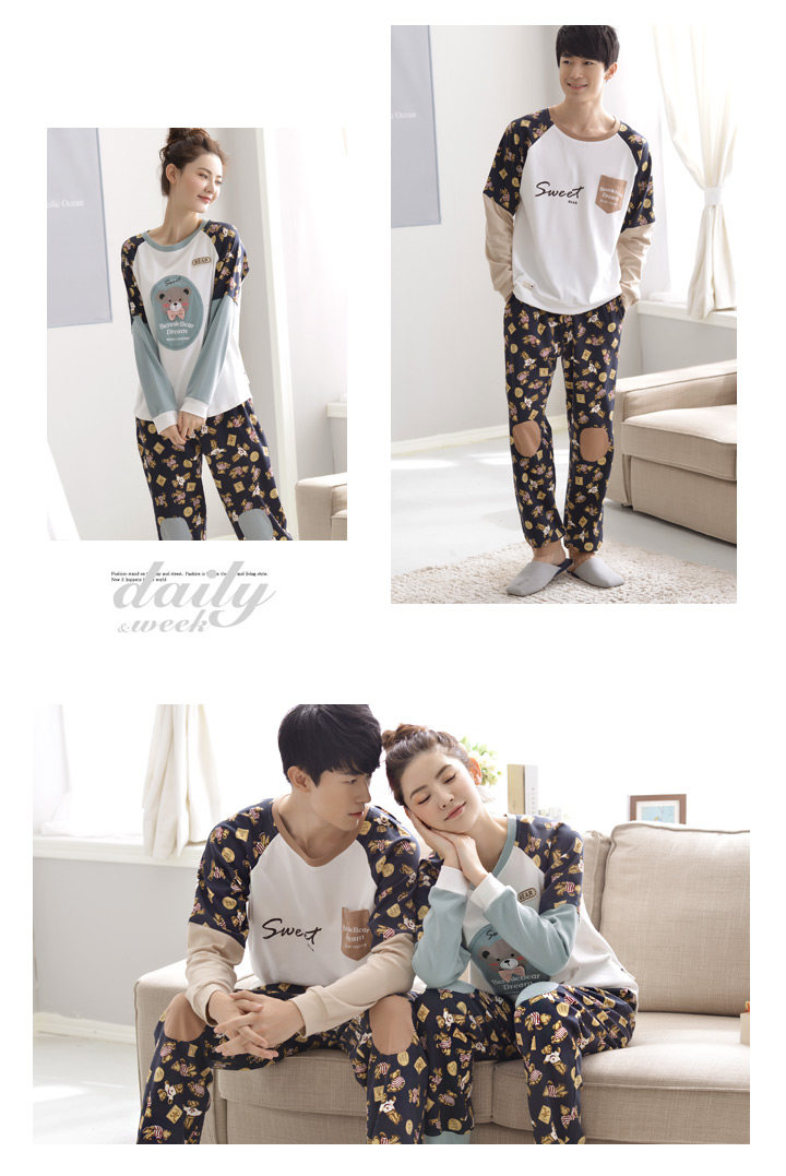 Pyjama mixte en Coton à manches longues - Ref 3005148 Image 9