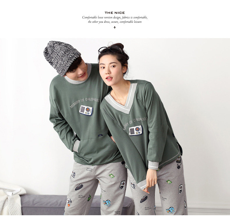 Pyjama mixte en Coton à manches longues - Ref 3005167 Image 17