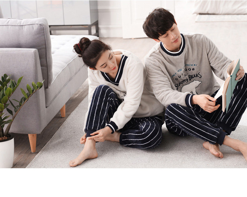 Pyjama mixte en Polyester Polyester  à manches longues - Ref 3005090 Image 8