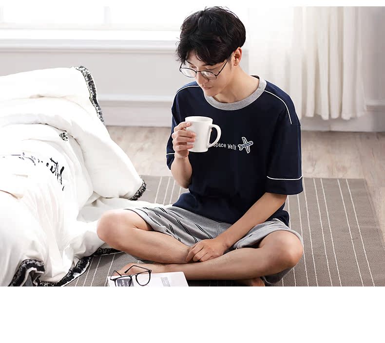 Pyjama mixte en Coton à manche courte - Ref 3005083 Image 15