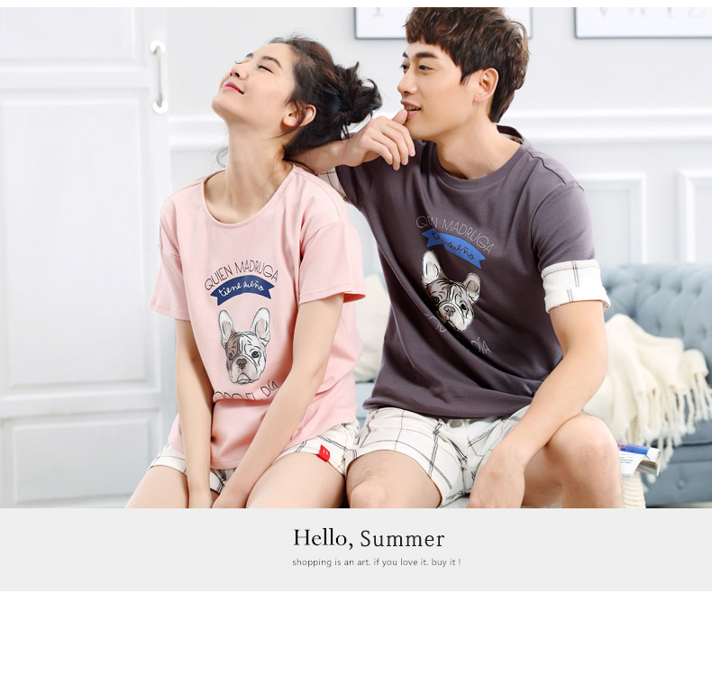 Pyjama mixte en Coton à manche courte - Ref 3005170 Image 24